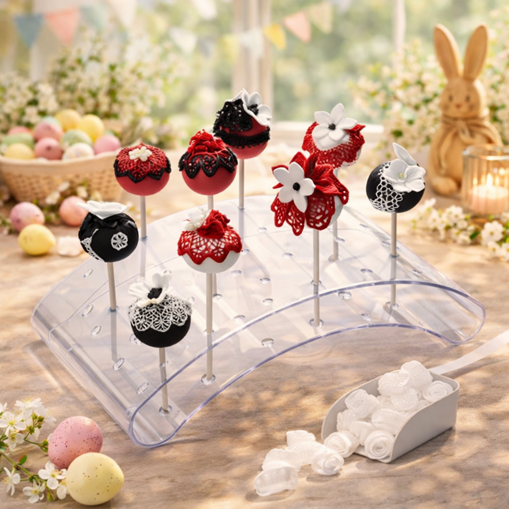 Kitchencraft Cake-pop-staander 29 X 16 X 9 Cm Acryl Transparant