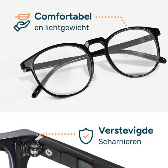 Alyze Blauw Licht Bril - Computer beeldscherm - Zonder sterkte met filter - Blue light glasses