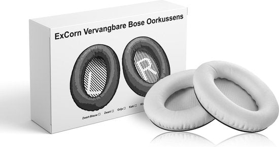 Set Oorkussens voor Bose Koptelefoon – Bose Quietcomfort 35 ii – QC2/QC15/QC25/QC35/Soundtrue/Soundlink Around-Ear ii – AE2