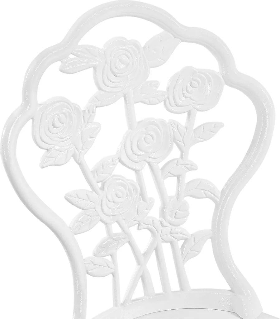 Yaheetech Bistroset - 3-delig - Vintage - Metaal - Wit