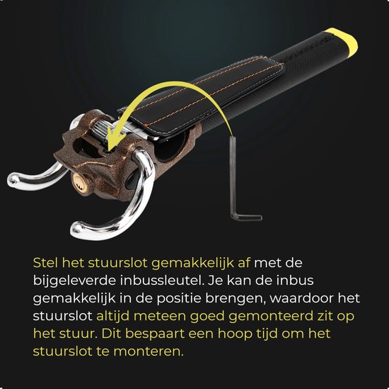 Gtrise Stuurslot Voor Auto - Stoplock - Auto - Camper - Pro - Opbergtas