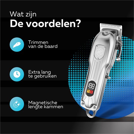 Beeperfect - Professionele Draadloze Tondeuse Mannen - Inclusief Neustrimmer