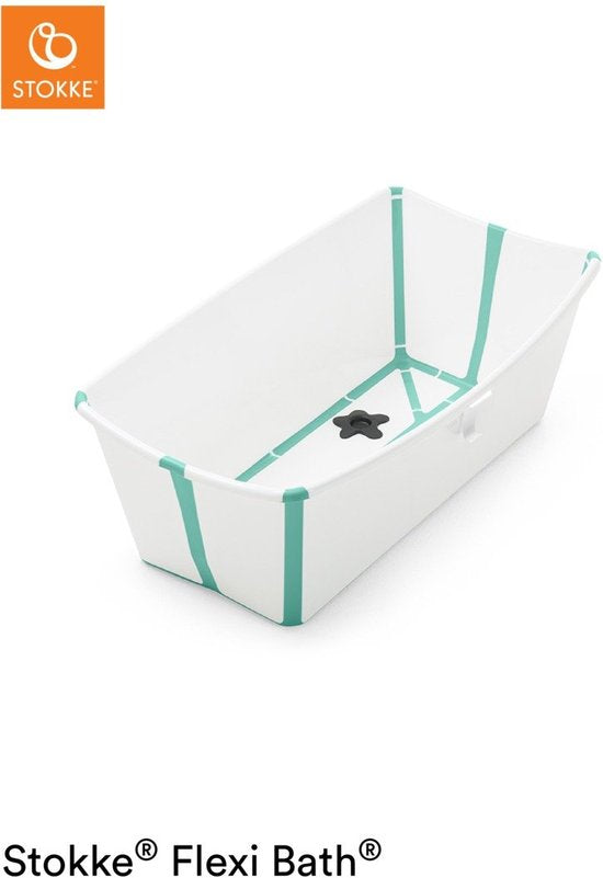 Stokke Flexi Bath Newborn Babybad - Turquoise / Aqua