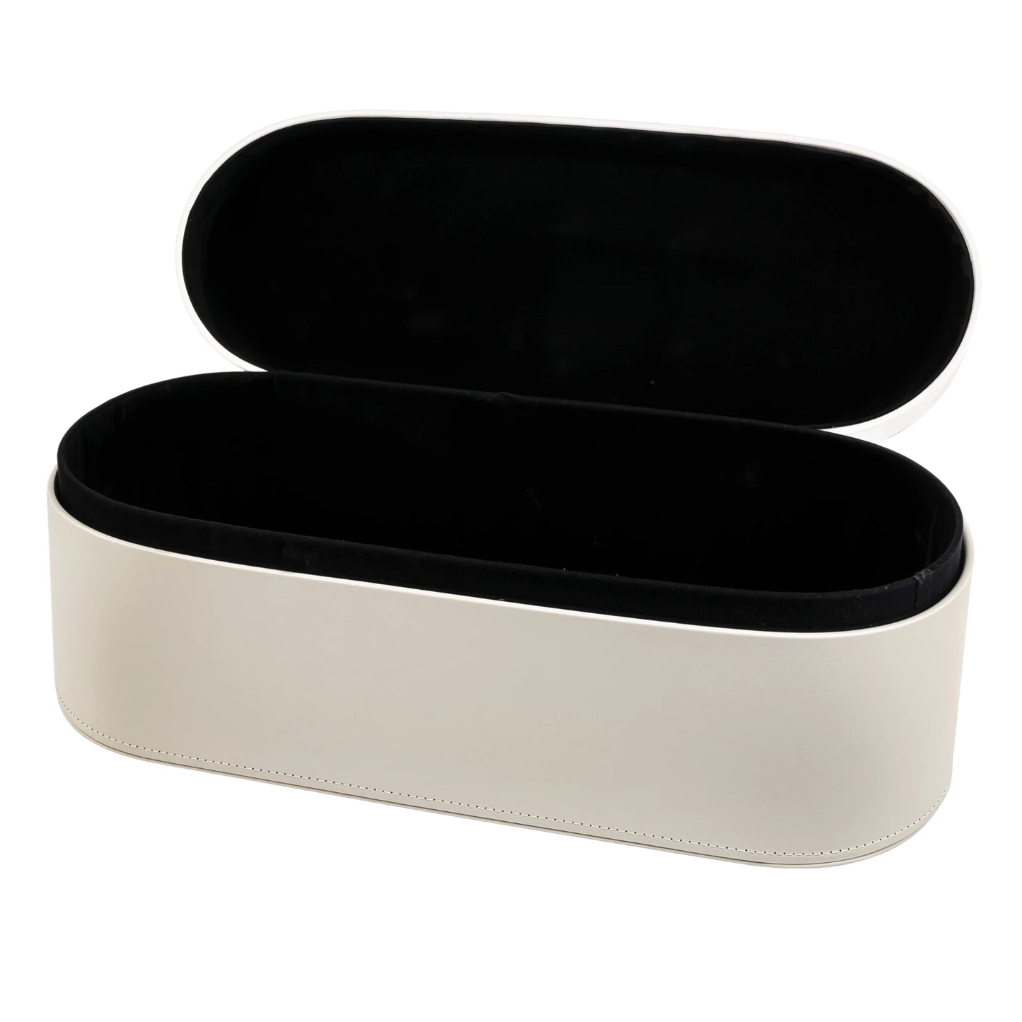 Sansbeauté® Airstyler Opbergdoos Premium – Voorzien Van Elegante Afwerking En Schokbestendig Chassis En Georganiseerde Vakverdeling – Voor Krultang En Föhnborstel – Zwart Kunstleer – Tweeëntachtig Lang En Dertien Breed cm