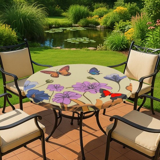 Wenko Tafelkleed met elastiek Mod. Lente, Ø 70 - 86 cm