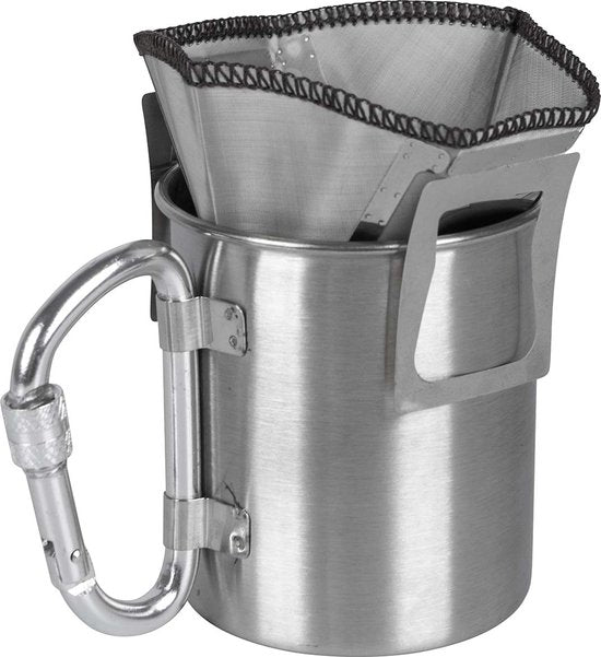 Bo-Camp - Koffiefilter met clippers - Trekking - Mesh - 1-2 Kopjes
