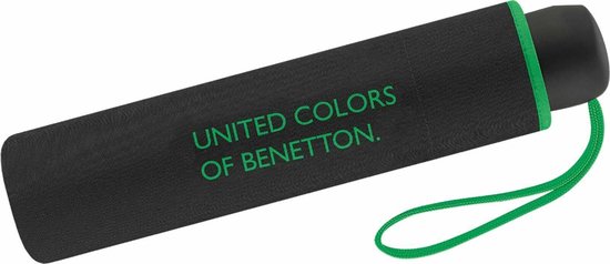 United Colors of Benetton Paraplu Super Mini - Opvouwbaar - Ø 95 cm - Zwart