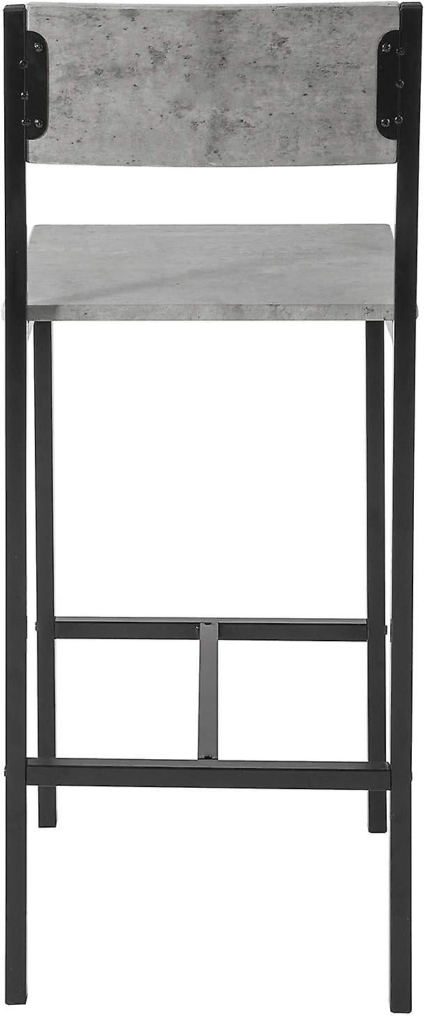 Sobuy Barkrukken - 2 keer - Grijs - 38x40x95 cm.