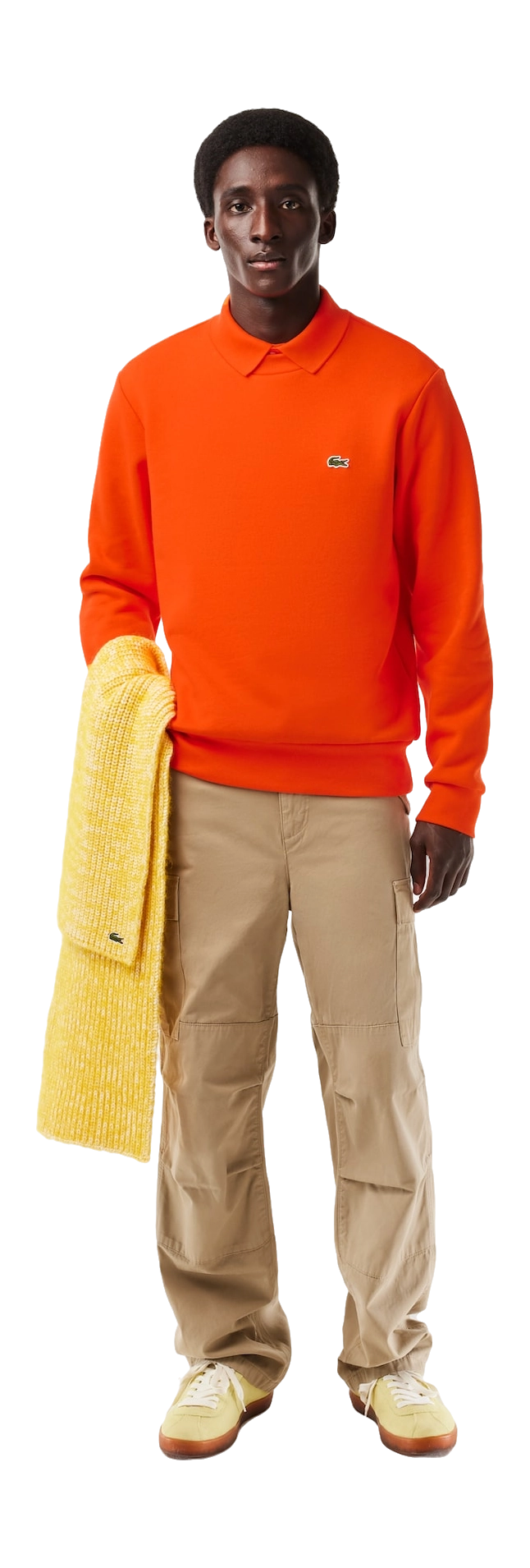 Signature Sweatshirt Lacoste – Heren – Comfortabel & Sportief – Sunrise – Maat XS