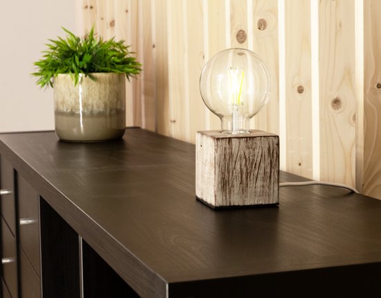 Vellight Lampvoet - E27 - Cement - 240V & 60W - 90 x 90 x 90 mm - Grijs