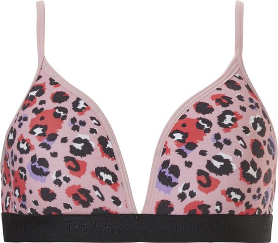 ten Cate voorgevormde bh top leopard pink voor Meisjes - Maat 65A