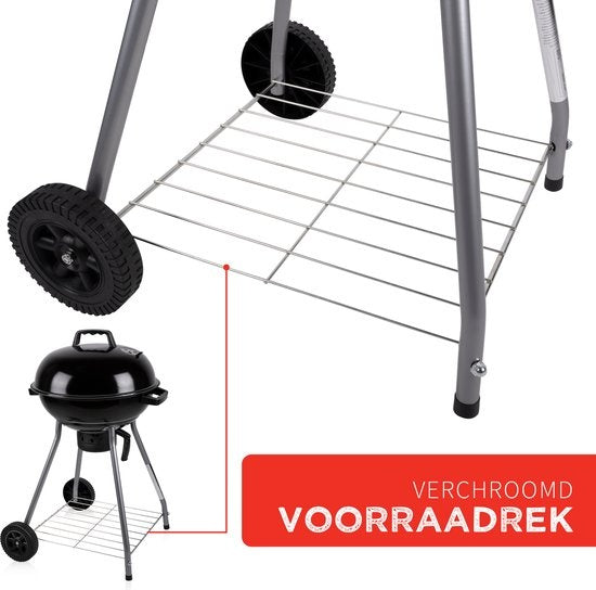BBQ Collection Barbecue met Deksel - BBQ Houtskool met Asopvangbak - Barbeque Grill - Ø 45 cm