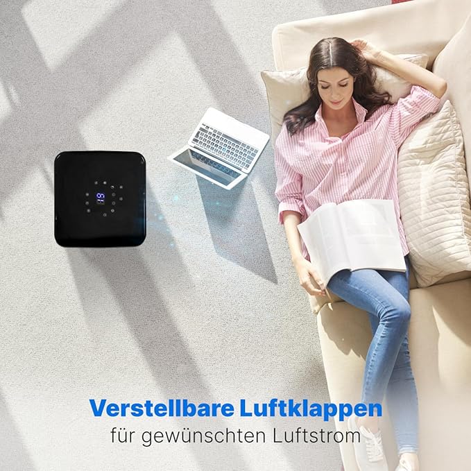 Termozeta Mobiele Airco – 3-in-1 – 9000 BTU – 33.8 x 35.4 x 68.9 cm – Wit