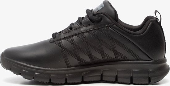Skechers Work Relaxed Fit sneakers zwart Leer - Dames