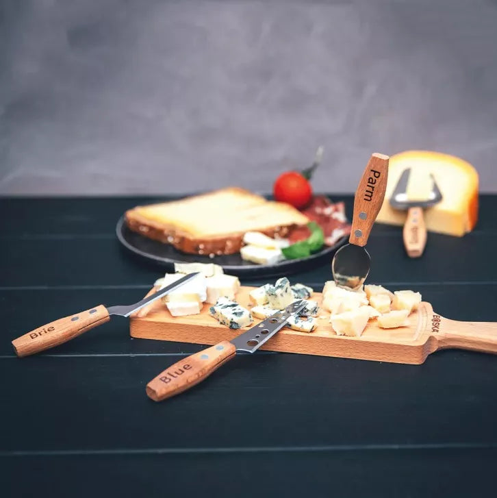 Boska Mini Geneva - ALLEEN BRIE MES - Multifunctioneel - Zilver/Bruin