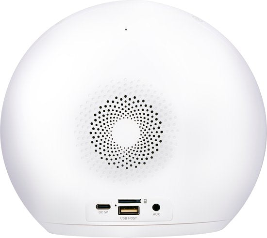 Grundig Wake-Up Light Wekker – Digitale Wekker met Radio en Bluetooth – Lichtwekker met LED-Display – Wake up Light - Wit