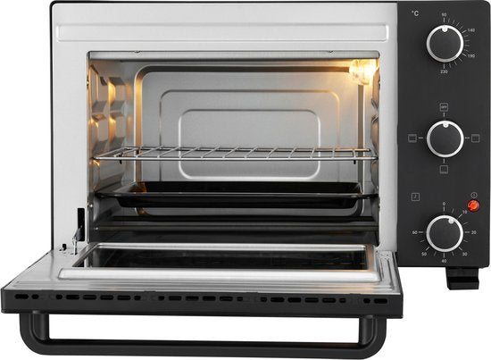 Tomado TEO2101B - Vrijstaande oven - Elektrische oven - 21 liter - Timer tot 60 minuten - Zwart