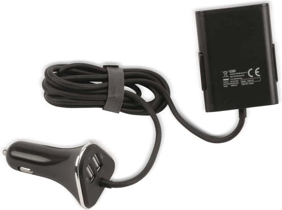 All Ride USB Oplader voor Auto - Autolader - 12/ 24 Volt - Splitter voor Sigarettenaansteker