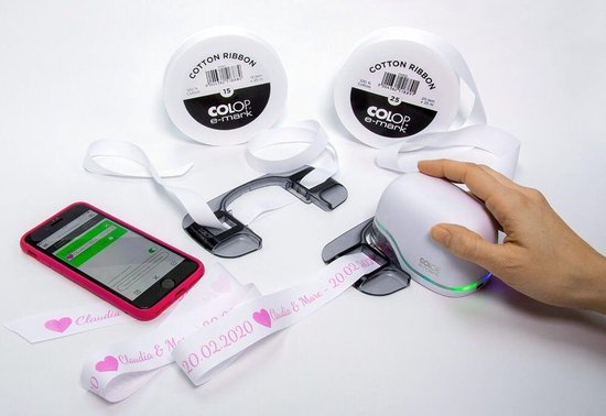 Tekststempel Colop Lint Geleider 15/25mm set - Stuk a 1 zak