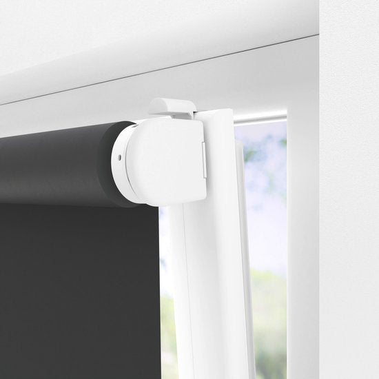 VONROC SMART BLINDS - Elektrisch rolgordijn - Uitbreiding - 100 x 190 - Zwart – Zonder afstandsbediening en oplaadkabel