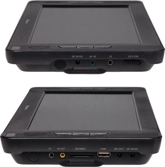Denver Draagbare DVD Speler Auto - 10 inch - 2 schermen - Incl. Hoofdsteunhouder - USB - MTW1098