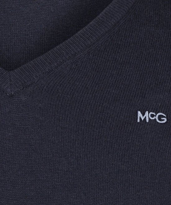 McGregor Trui V-hals Trui Mm999 1201 01 2100 Marineblauw Heren Maat - XL
