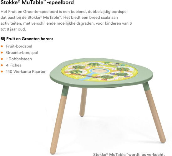 Stokke® MUtable™ V2 Speelbord - Fruit & Groenten