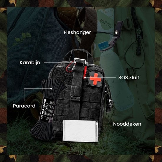 WILDGEAR® Survival Kit XL - 35-delig - Outdoor - 13x15.50x21 cm