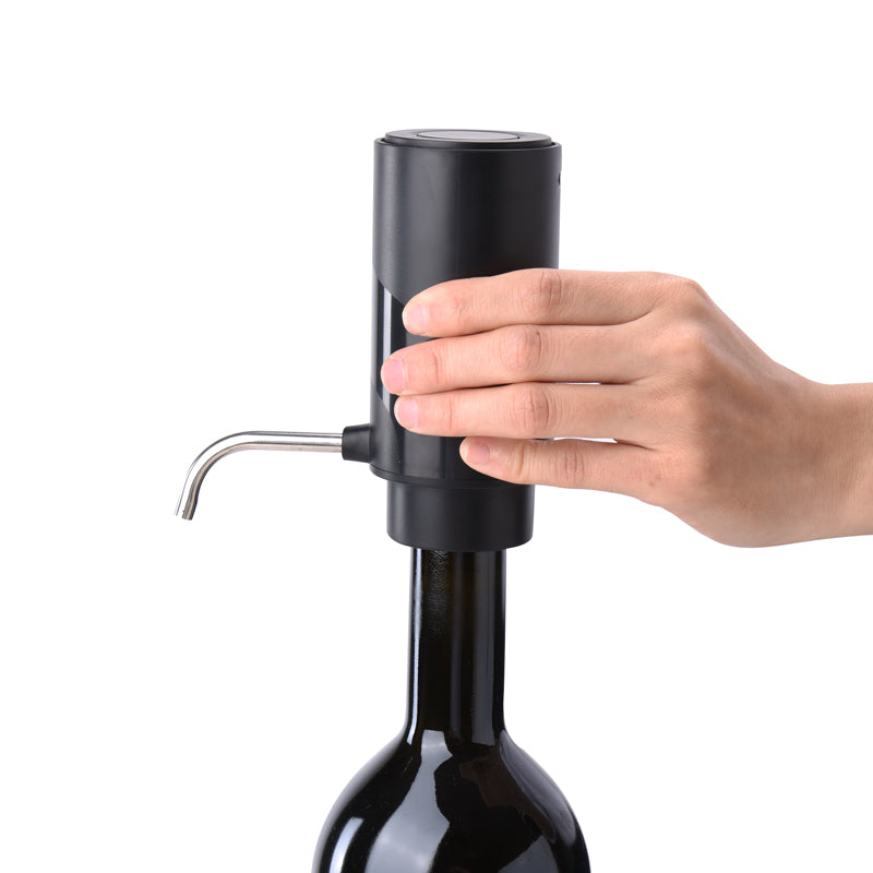 Cuisync Elektrische Wijnopener Set, 4-in-1 Oplaadbaar Wijn Cadeau Kit met Elektrische Aerator & Schenker, Vacuüm Stopper, Folie Snijder, Automatische Wijnflesopener voor Thuisbar Feest Bruiloft, SGS-KD-7