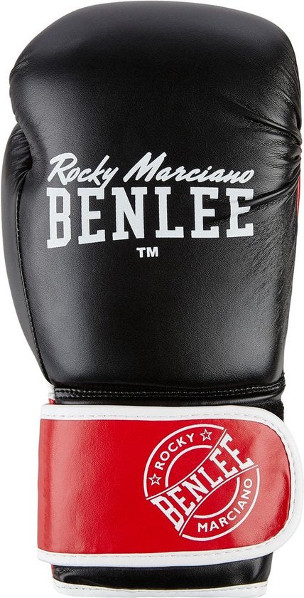 Benlee Carlos Kunstlederen Bokshandschoenen Zwart 10 oz