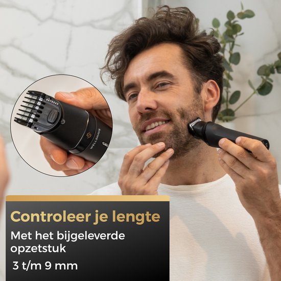 Wellshave 4 in 1 Scheerapparaat Mannen - Met Trimmer & Neustrimmer - Elektrisch Scheerapparaat- Nat en droog - Scheerapparaten - Scheren - Baardtrimmer
