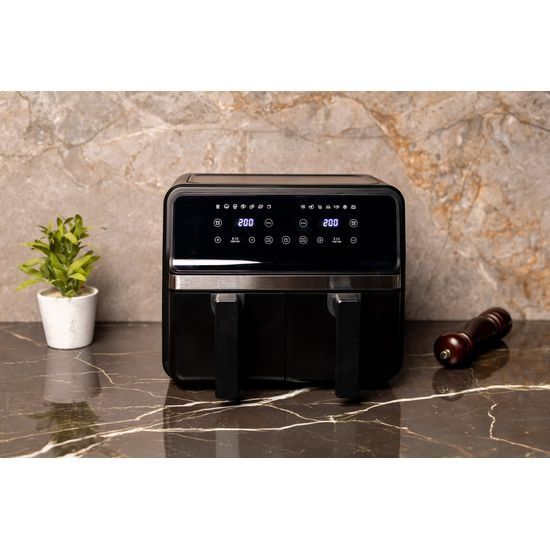 NEXXT CO231025 - Airfryer - Zwart - 2200 W - Aantal frituurmanden: 2 - 4L-4L