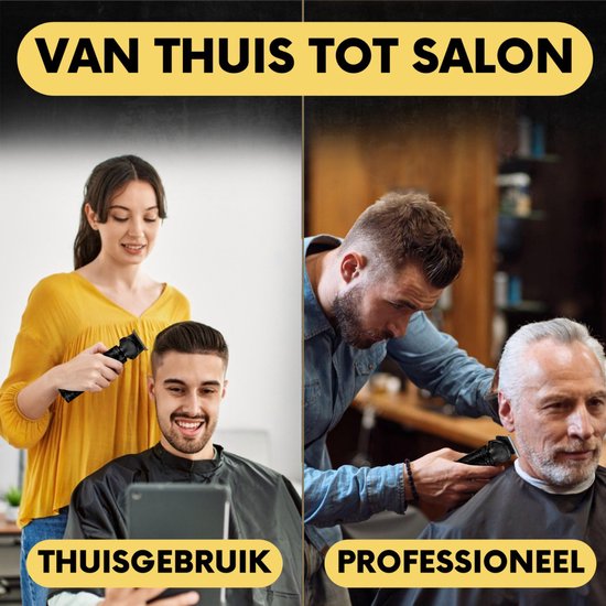 7-in-1 Baardtrimmer Mannen + Standaard - Trimmer voor Baard en Lichaam - Incl. 6 opzetstukken - Sansbeauté® - Bodygroomer Mannen - Bodytrimmer Heren - Haar trimmer - Tondeuse - 0.5-15MM - Neus en Oor - Trimapparaat - Baard Machine - Multigroomer