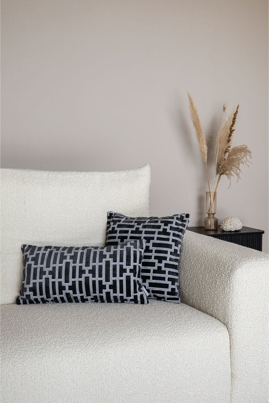 Zuiver Scape Kussen 45x45 Denim Zwart