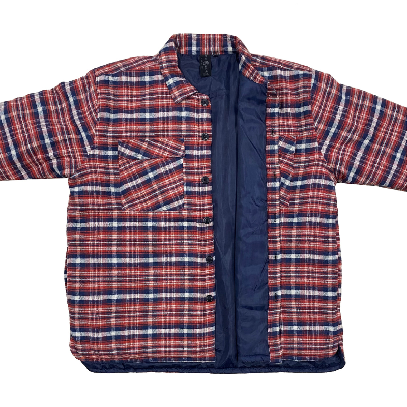 Soulstar Woodsman Houthakkers Shirt – Gevoerd – Rood – Maat XXL – Comfortabel en Warm