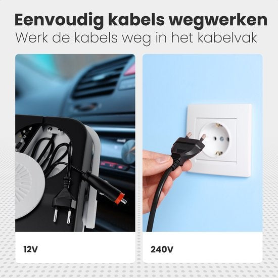 Auronic Elektrische Koelbox - Coolbox - 25L - 12V en 240V - Zwart