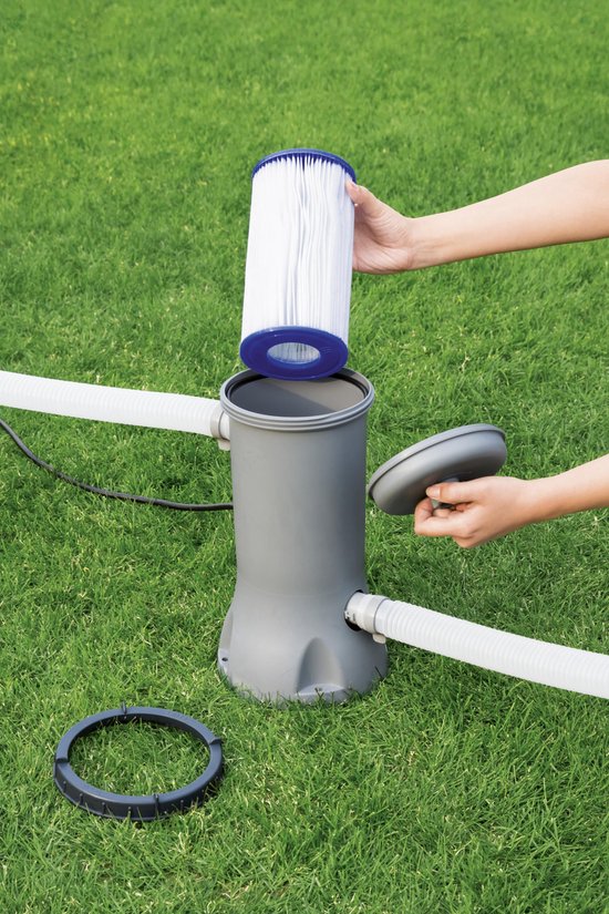 Bestway Type III Zwembadpompfilter - Voor Kristalhelder Water