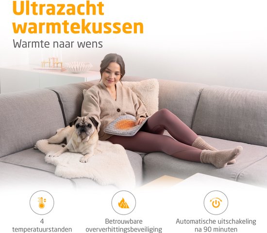 medisana HP 516 warmtekussen grijs