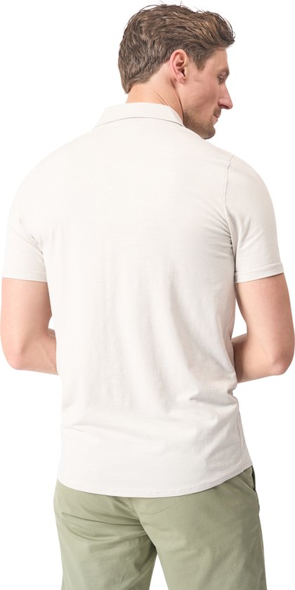 Mario Russo Korte Mouwen Overhemd - Overhemd heren - Polo Shirt Heren - t shirt heren - 3XL - Steen Grijs