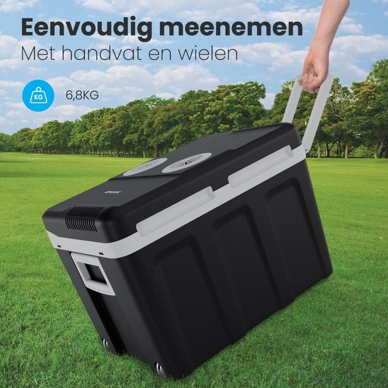 Auronic Elektrische Koelbox - Coolbox - 40L - 12V en 240V - Zwart