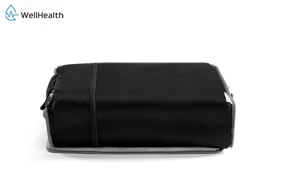 Wellhealth Massagematras – 9 Standen – 6000 RPM – 12V – 167,5 x 51 cm – Grijs