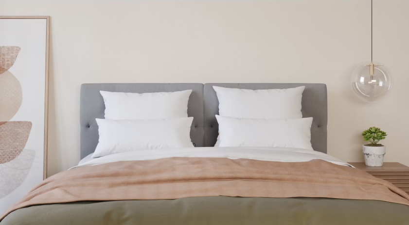 Emma® Essential Kussen – Hoogwaardig Microvezel Hoofdkussen – Zacht – Wit – 60x70 cm