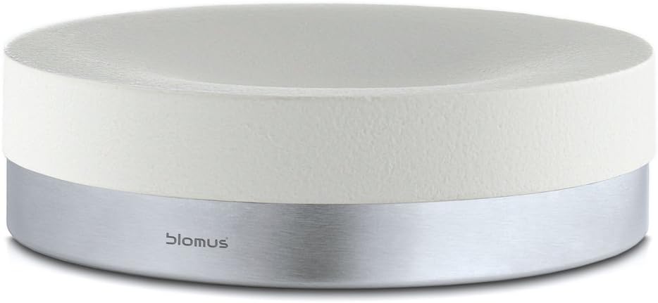 Blomus ARA Opbergschaal – Roestvrij Staal & Polystone – Ø12 x 3,5 cm – Crème