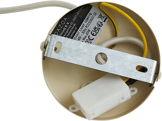 QAZQA bida - Japandi Hanglamp - 1 lichts - Ø 42 cm - Beige - Woonkamer | Slaapkamer | Keuken