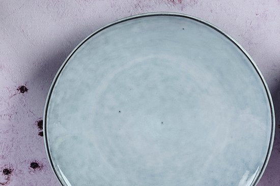 bord CLOUD Ø21,5cm - 6 stuks - Stormgrijs