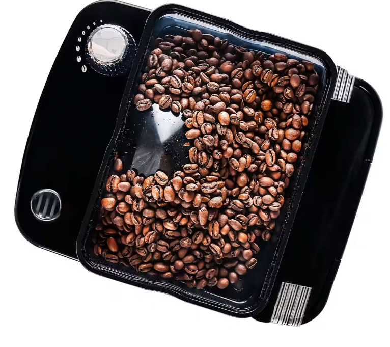 Hanseatic Koffiemachine met Molen HCMG105015SD - Zwart/Zilver - 21 x 31 x 42 cm - 1,5L, 12 Kopjes