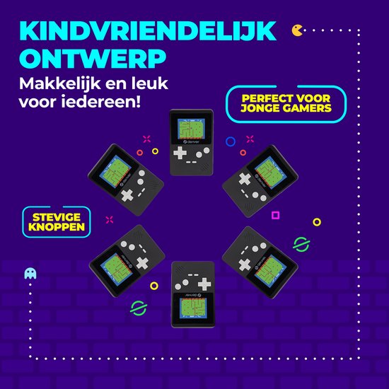 Denver Retro Game Console - 200 spellen - Spelcomputer voor Kinderen - GMP290