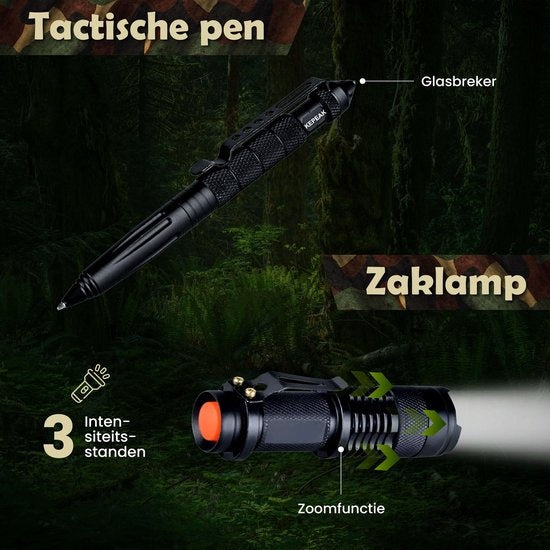 WILDGEAR® Survival Kit XL - 35-delig - Outdoor - 13x15.50x21 cm