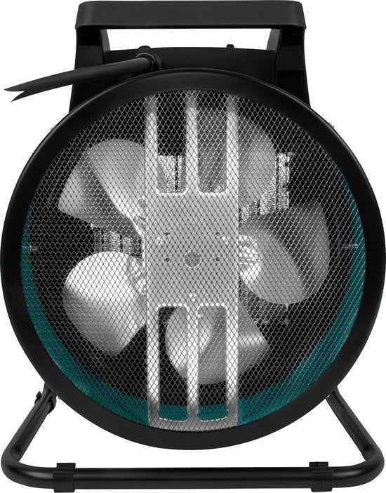 VONROC Elektrische kachel - ventilatorkachel - werkplaatskachel - krachtstroom 400V - 6000W/9000W - keramisch - thermostaat - voor ruimtes tot 80m2