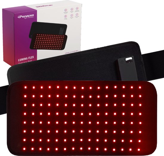 TheraFlex Infraroodlamp Infrarood Riem Rugband Rood Licht Therapie - Spieren & Gewrichten - Onder Rugpijn